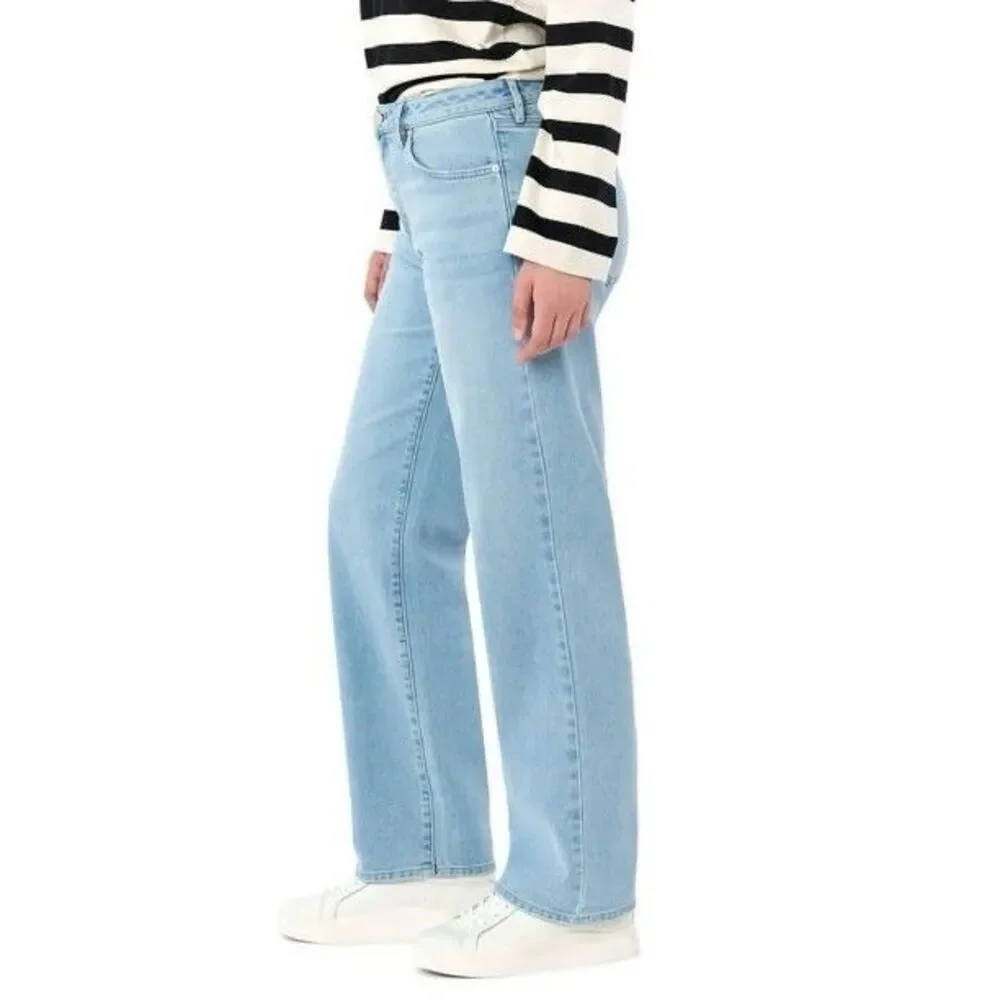 NWT Seven7 Women's Loose Straight Jean Size 10 High Rise Light Wash - Picture 3 of 16